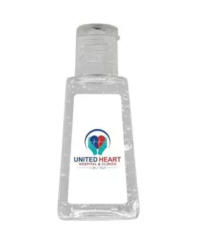 1 Oz Gel Hand Sanitizer with High Alcohol Content 75%