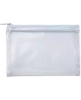 Clear or Solid Color Flat Vinyl Pouch 6x4