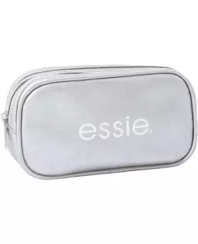 Faux Leather Rounded Cosmetic Bag