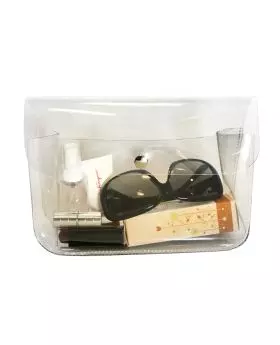 Soft and Thick Clear Vinyl Cosmetics Case