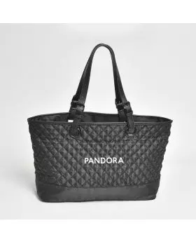 Luxury Designer Quilted Large Open Tote Bag