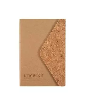 Natural Journal Book with Cork Flap Closure 5.5 x 8.5