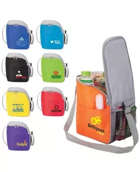 Color Bright 12-Can Portable Cooler Tote Bag
