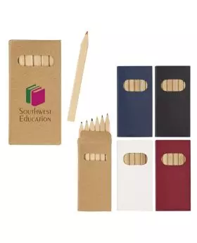 Small Box of 6 Colored Pencils Set