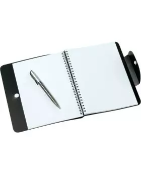 Colored Poly Wrapped Spiral Notebook 8.5x6.75