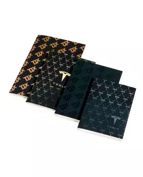 Metallic Custom Branded Notebook Large Size 7 x 9