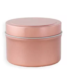 rose gold blush pink custom candle wholesale