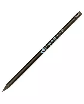 Matte Black Pencil with Dyed Black Wood