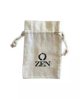 6x4 Natural Linen Drawstring Pouch Imprinted