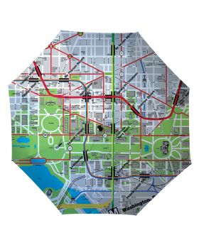 DC Metro Map Umbrella