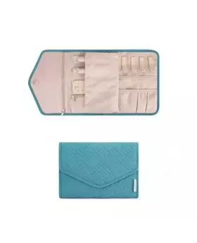 Quilted Folding Travel Jewelry Roll