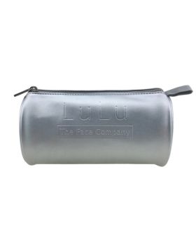Metallic Silver or Gold Premium Leatherette Barrel Bag