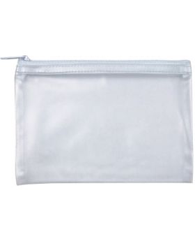 Clear or Solid Color Flat Vinyl Pouch 6x4