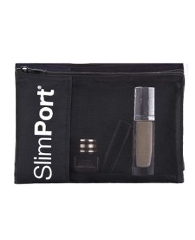 PolyCanvas with Mesh Front Zippered Cosmetics Pouch