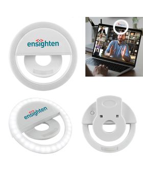Portable Clip-On Selfie Light Attachment Accessory with Logo