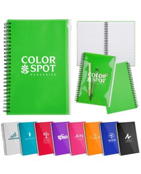 Bethany Bright Front Pocket Spiral Notebook 8.75x5.75
