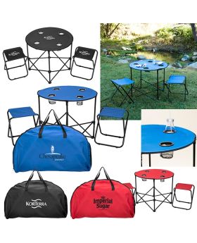 Portable Travel Carry Case Set for Outdoor Table and Chairs