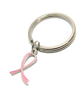 Pink Ribbon Key Chain
