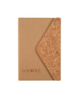Natural Journal Book with Cork Flap Closure 5.5 x 8.5