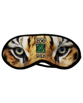 Full Color CMYK Sublimated Eye Mask with Edge-to-Edge Printing