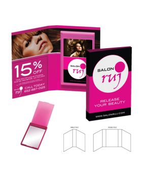 Promotional Booklet Mirror Gift Giveaway