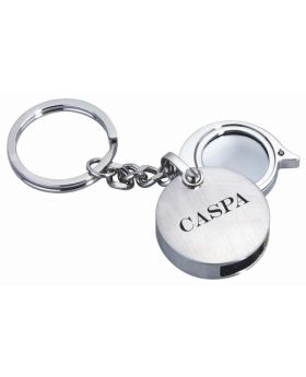 Round Key Chain with Magnifier