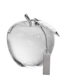 Deluxe Crystal Apple Paperweight