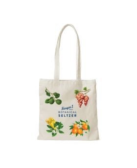 7 Oz Natural Canvas Tote with Edge-to-Edge Printing Large