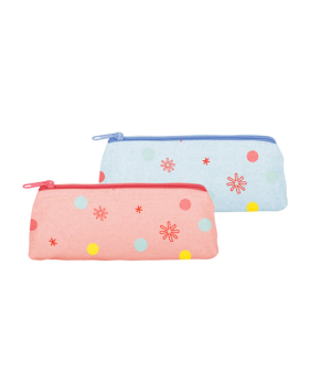 10 Oz Roomy Canvas Pencil Case with Gusset Sides