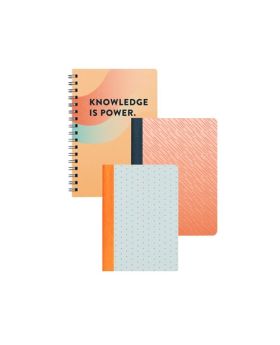 Full Color Notebook in Spiral or Tape Bounded Journal Notebook 6x4.5 Medium 4x5.5 Small