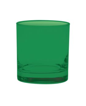 10 Oz Green Vessel Custom Printed Candle Glass [ Empty No Wax Fill ]