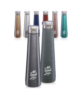 16 Oz Brilliant Colored Metallic Double Wall Hot Cold Bottles