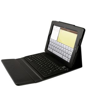 Leatherette Trifold iPad Case with Built-In Keyboard