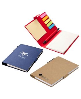 Sticky Note, Flags, Pen Notebook Combo