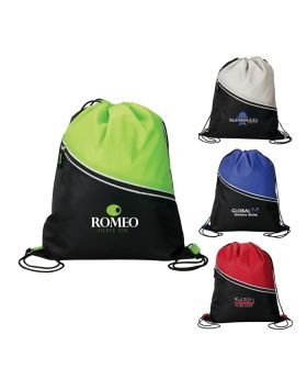 Trendy Two-Tone Stylish Drawstring Cooler Insulated Backpack