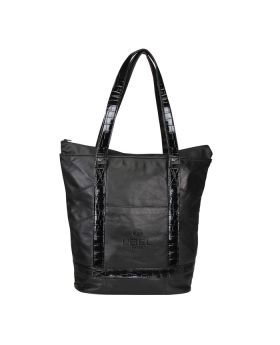 Geniune Leather Luxe Designer Tote with Croc Accent