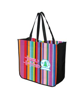 Extra Large Designer Colorful Full Color Logo Expo Tote