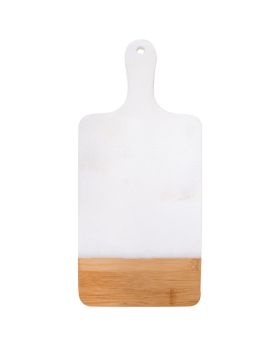 Designer Bamboo and Marble Cutting Board