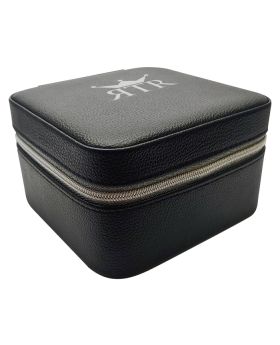 Deluxe Leatherette Jewelry Travel Case with Inside Mirror