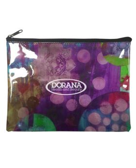 Full Color Cosmetics Zippered Pouch Clear Overlay II