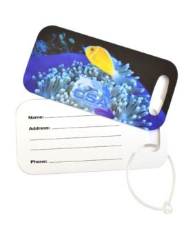 Rectangle Metal Luggage Tag with Full Color Printing