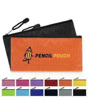 Waterproof Honeycomb Colored Fabric Pencil Pouch
