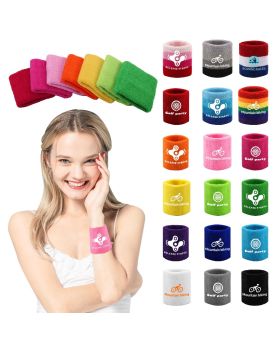 Color Bright Cotton Terry Sports Wristband