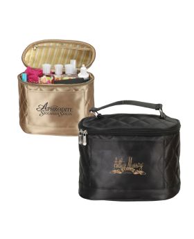 Designer Quilted Collection Amenities Bag
