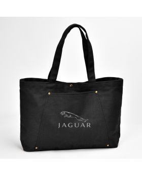 Designer High-End Canvas Black Heavy Weight Tote