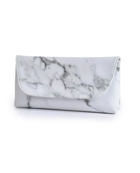 10 Piece Make-Up Brush Marble Gift Set in Leatherette Pouch