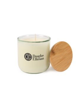 10 Oz Earth Friendly Recycled Candle with Bamboo Lid - QHE (Quality High End)