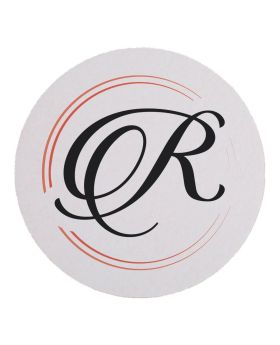 Rush Premium Pulpboard Single Full Color Coasters Round 4"