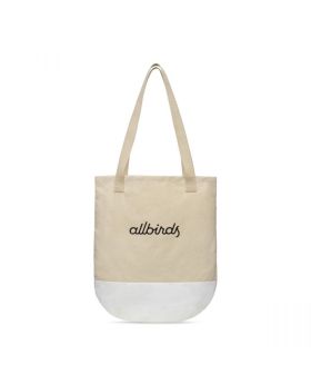 8 Oz Cotton Canvas Two-Tone Tote with Stylish Tyvek Base