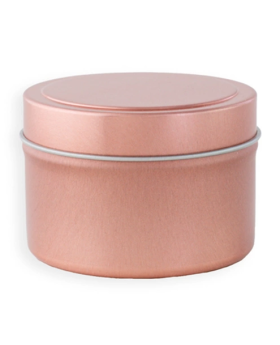 rose gold blush pink custom candle wholesale
